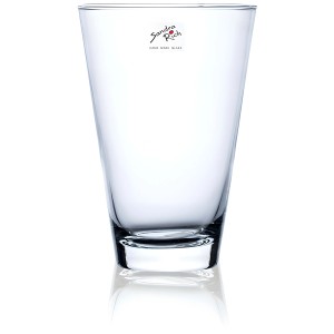 Vaso Sandra Rich Coni trasparente, conico, Ø 13 cm, altezza 19 cm, in vetro.