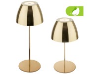 Briloner Akku-LED-Tischleuchte dimmbar IP44 Gold 5 W / 200 lm