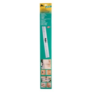 Wolfcraft gabarit de tourillons multifonctionnel, guide et modèle pour des joints de bois précis.
