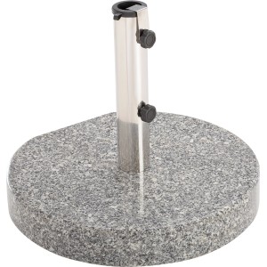 Supporto per ombrellone Granada grigio in granito, 40 kg, per ombrelloni fino a 400 cm di diametro.