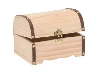 Schatztruhe Kiefer FSC® (HxBxT) 180 x 125 x 130 mm