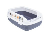 Trixie Katzentoilette Delio Kunststoff Grau-Weiss (HxBxT) 19 x 38 x 49,5 cm