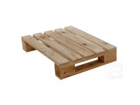 Mini-Europalette sägerau naturbelassen Kiefer 60 x 80 cm