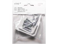 Winkelträger Weiss (HxBxT) 12 x 5 x 24 cm Ausladung 5 cm / 2 Stk.