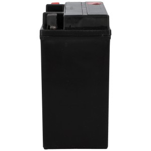 Batterie moto Bosch FA115 AGM, 12Ah, 125A, vue latérale. Batterie pour moto, scooter et quad.