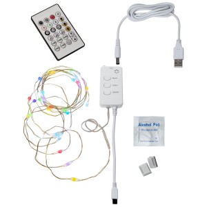 Star Trading Striscia LED Smart Light con telecomando, controller, cavo USB e accessori.