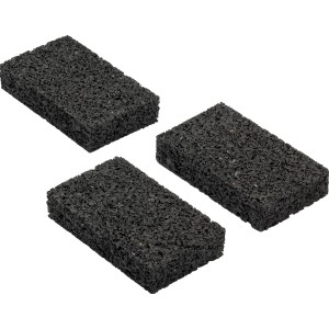 Pads de support noirs (20 pcs) pour sous-structure de terrasse, 10x6x2cm, pour la protection du bois.