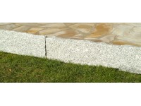 Euro Stone Kantenstein Granit Hellgrau (gespalten) 7 x 15 x 100 cm