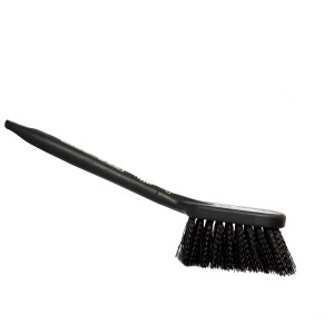 Muc-Off Reinigungsbürste für Fahrradreifen und Kassetten, schwarze Borsten und Griff.
