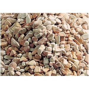 Gravier décoratif Rosa Corallo, grain de 3-8 mm, idéal pour la maison et le jardin.