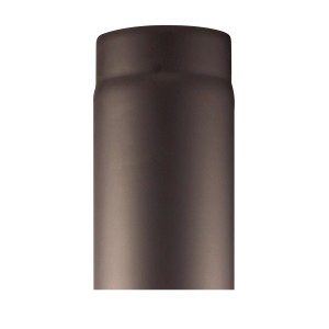 Tuyau de poêle noir Firefix, Ø 150 mm, longueur 25 cm, pour poêles.