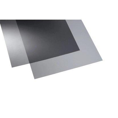 Acryl Platte Eben glatt Grau 250 x 500 mm / Stärke 3 mm