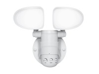 LED Aussenleuchte mit Sensor Weiss 2 x 10 W