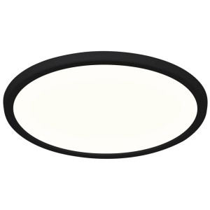 Plafonnier LED noir Nordlux Oja 29, Ø 29,4 cm, 1700 lumens. Lampe de plafond moderne pour intérieur.
