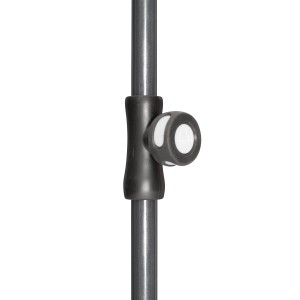 Tube inférieur anthracite (27/30mm) pour parasols, vue détaillée.