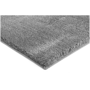 Tapis à poils longs Andiamo Arezzo anthracite, 60x110 cm. Doux.