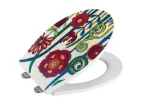 Wenko WC-Sitz Red Blossom Duroplast