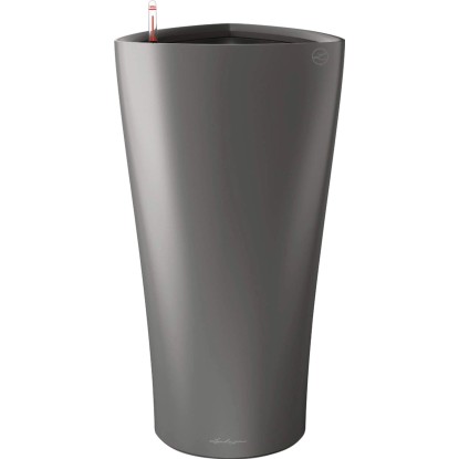 Lechuza Pflanzgefäss Delta Premium Anthrazit metallic Ø 30 cm / Höhe 56 cm