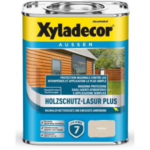 Dose Xyladecor Holzschutz-Lasur Plus Farblos, Holzlasur für Aussen, 750ml.
