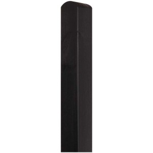 Poteau de clôture anthracite, lasuré, 185 cm, pour clôtures de jardin.