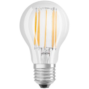 Lampadina LED Osram E27, filamento chiaro, 11W luce diurna.