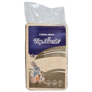 Litière en bois Witte Molen Top-Fresh, paquet de 14 l pour petits animaux.