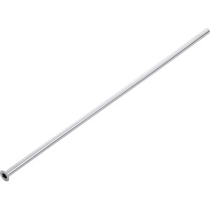 Tube en cuivre chromé, Ø 10 mm, longueur 500 mm, pour installations sanitaires.