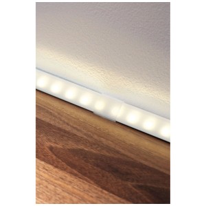 Profilo Paulmann Delta con striscia LED e copertura satinata in confezione da 4.