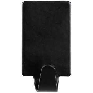 Wenko crochets adhésifs en acier inoxydable, lot de 4, noirs, rectangulaires, pour fixation murale sans perçage.