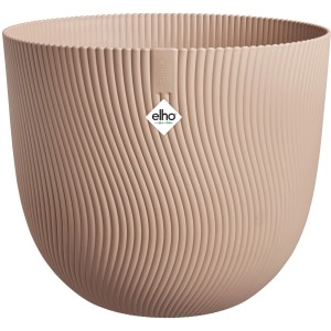 Pot de fleurs Elho Sereh, Ø 30 cm, marron, avec surface texturée pour intérieur et extérieur.