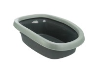 Trixie Katzentoilette Carlo Be Eco Kunststoff Anthrazit (HxBxT) 14 x 31 x 43  cm