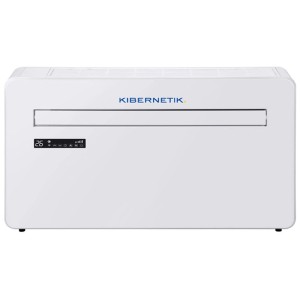 Condizionatore a parete Kibernetik bianco 9'000 BTU. Unità compatta per raffreddare, riscaldare e deumidificare.
