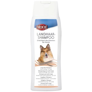 Trixie Shampoo per pelo lungo 250ml per cani, facilita la pettinatura e cura il pelo.