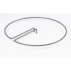 Anello di supporto per piante verde scuro, Ø 30 cm, in acciaio zincato per piante in vaso.