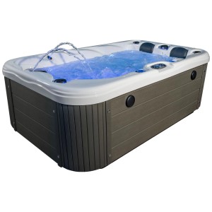 Spa Planet Spa Vira pour 2 personnes avec cascades et éclairage.
