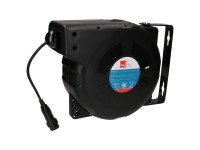 Automatische Kabelrolle 1x Typ 13, 20 m Schwarz