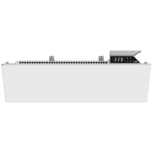 Pannello riscaldante Mill Color Smart WiFi bianco 700 W con display digitale. Moderno riscaldatore elettrico da parete per bagno.
