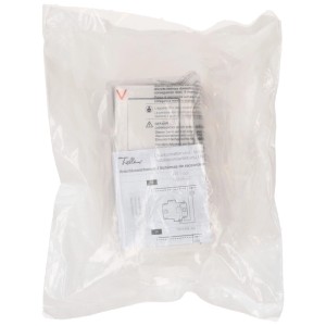 Combinaison apparente Feller Edizio.liv avec interrupteur et 3 prises, thermoplastique blanc, sous emballage.