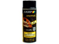 Motip Lackspray Sprayplast Schwarz seidenglänzend 400 ml