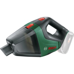 Aspirateur sans fil Bosch UniversalVac 18V en vert/noir, batterie non incluse.