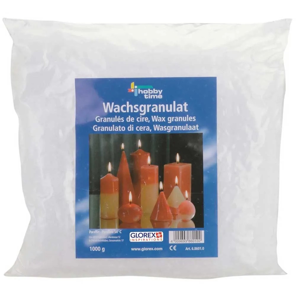 Glorex Granulés de cire, cire pour bougies 1000g Glorex Granulés de cire, cire pour bougies 1000g