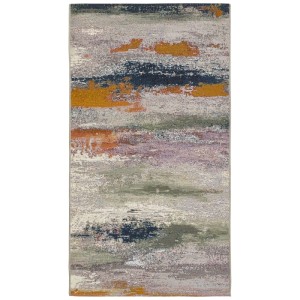 Tappeto da esterno Andiamo Portland Multi, 80x150 cm, con sfumatura di colore astratta.
