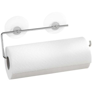 Wenko dérouleur essuie-tout avec fixation Static-Loc®, chrome, pour la cuisine.