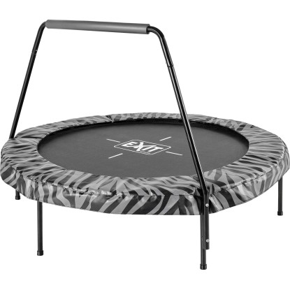 Exit Trampolin Tiggy Junior mit Bügel Schwarz-Grau Ø 140 cm