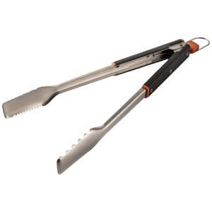 Traeger Pince à barbecue BBQ Tongs en acier inoxydable noire