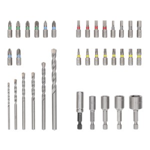 Set Bosch da 35 pezzi di inserti per avvitatori e punte per cemento CYL-3 e Extra Hard.