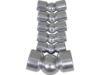 Eckverbindungsset Aluminium eloxiert