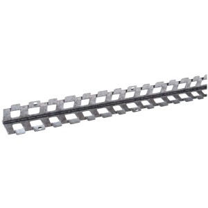 Profilé d'angle en PVC pour enduit extérieur, 40x10 mm, longueur 2,5 m, pour des bords d'enduit stables et précis.