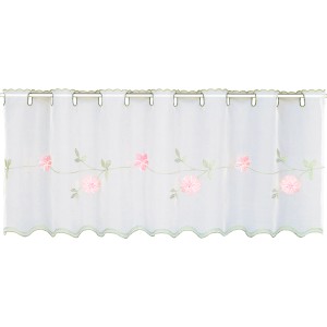 Mantovana rosa con fiori, Neusser Collection Telma, 45x135 cm.