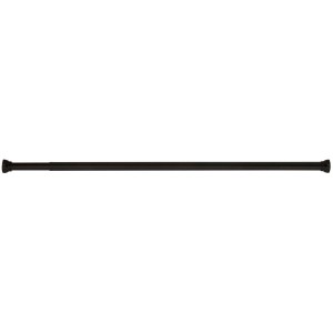 Spirella Duschvorhangstange Kreta, matt schwarz, ausziehbar von 125-220 cm.
